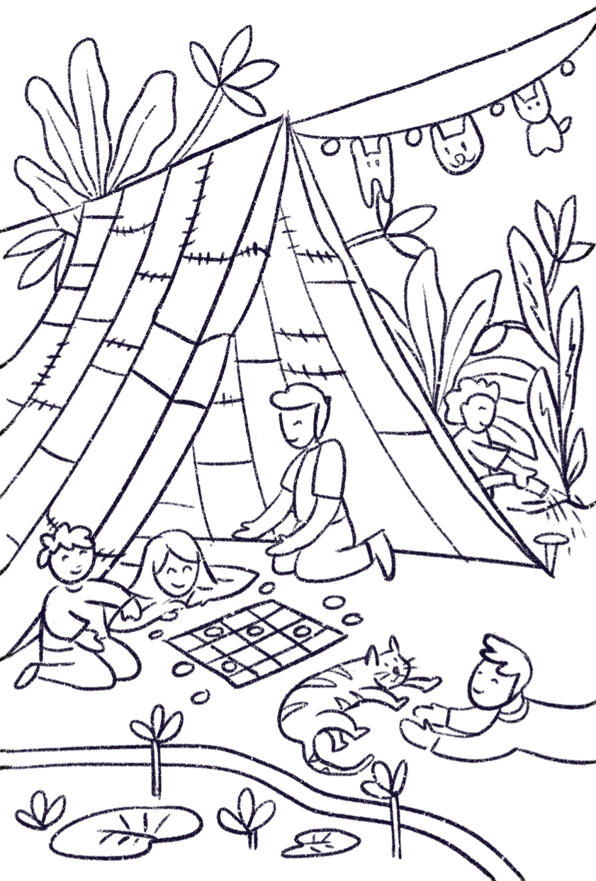Colouring Postcards