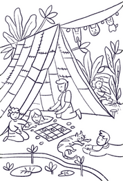 Colouring Postcards
