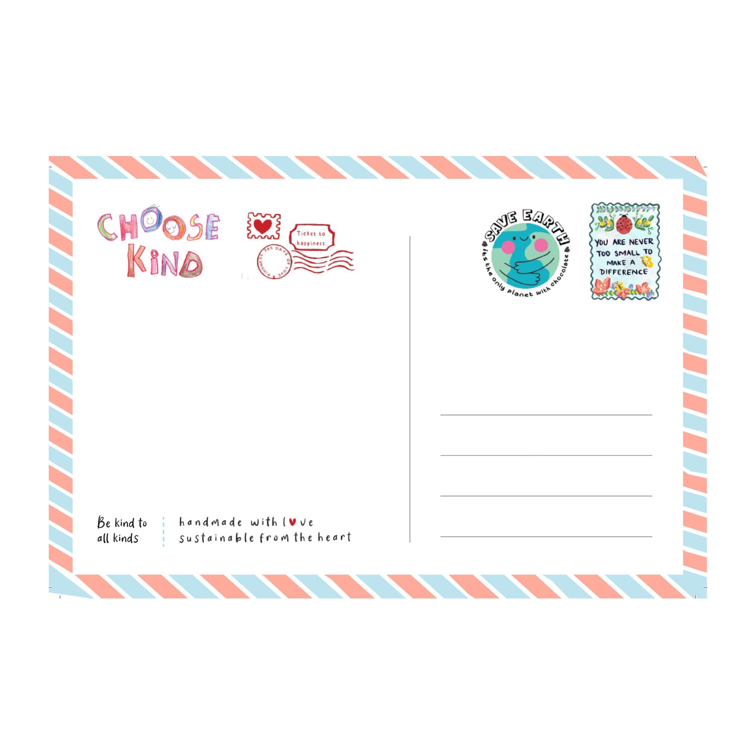 Kindness Postcards Ladybird